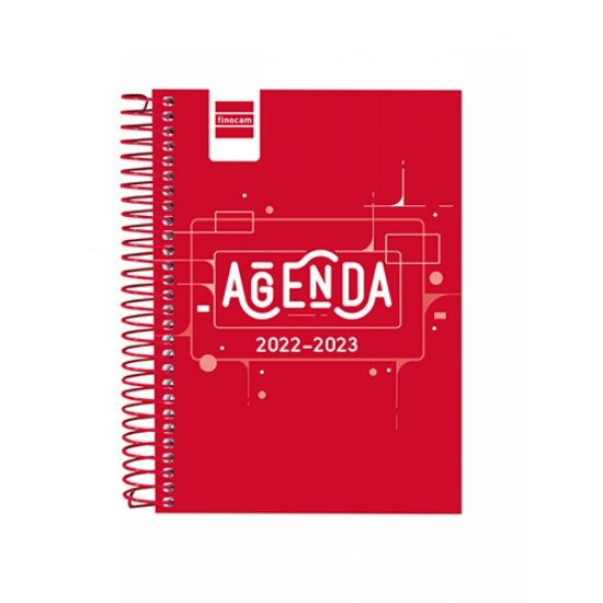Picture of AGENDA 2022/2023 ESCOLAR DIÁRIA FINOCAM COOL 120X162MM VERMELHO