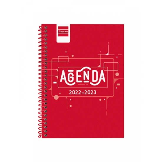 Picture of AGENDA 2022/2023 ESCOLAR SEMANAL FINOCAM COOL 120X162MM VERMELHO
