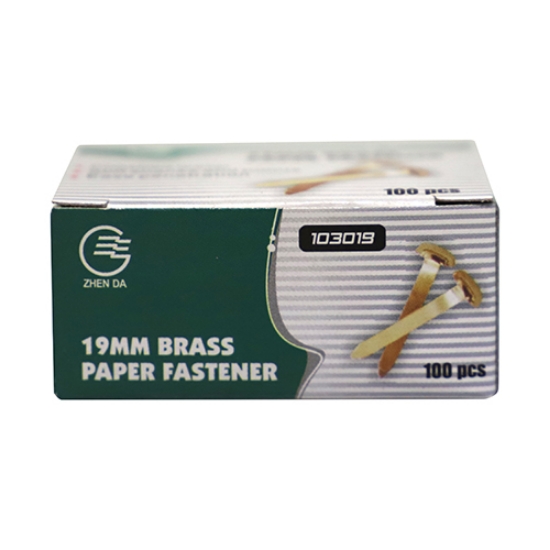 Picture of CAIXA 100 ATACHES LATÃO 19MM Nº3 FASTENER (103019)