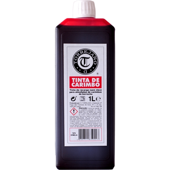 Picture of TINTA CARIMBO BORRACHA D.TORREJANO VERMELHA (FRASCO 1000ML)