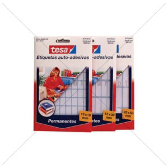 Imagem de ETIQ. TESA A5 PERM. 41X65MM BRANCA 5131 (CART.20F/180UDS)