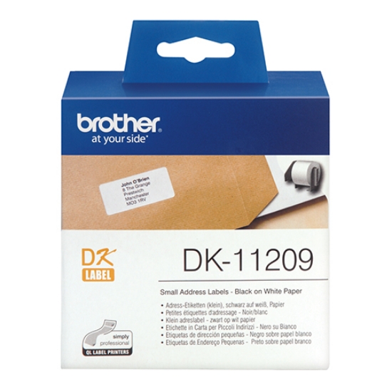 Picture of RL. ETIQ. BROTHER ENDEREÇO PEQUENA 62X29MM DK11209 (800UDS)