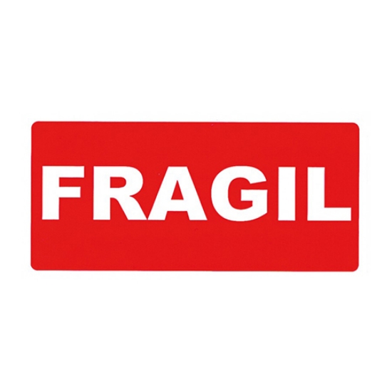 Imagem de ROLO ETIQUETAS APLI 50X100MM PRÉ-IMPRESSAS "FRÁGIL" 00296 (200 ETIQ.)