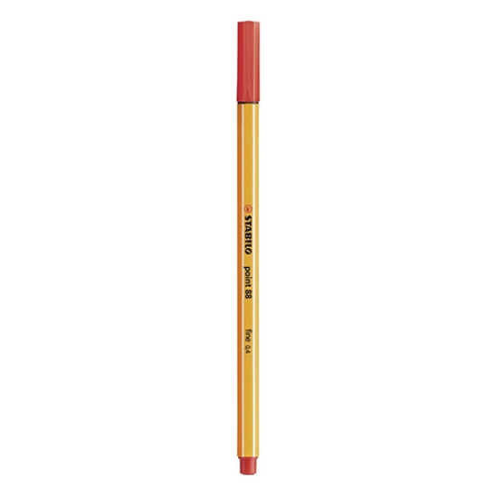 Imagem de MARC. FIBRA STABILO POINT 88/40 FINELINER 0.4MM VERMELHO
