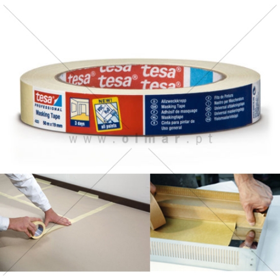Imagem de RL. FITA ADES. PAPEL TESA KREPP 04323 LISA 15MMX50MT