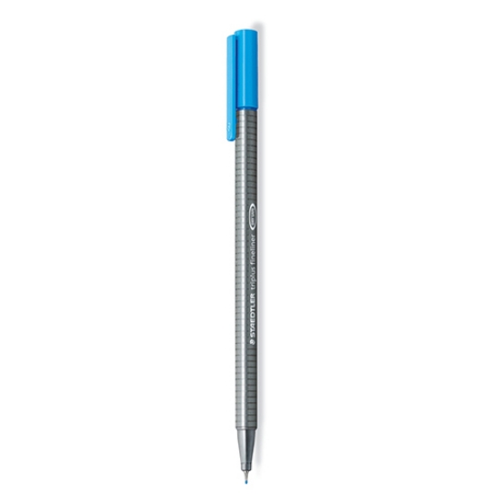 Imagem de MARC. FIBRA STAEDTLER TRIPLUS FINELINER 334-30 AZUL CLARO