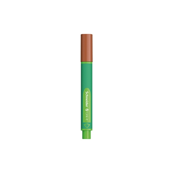 Imagem de MARC. FIBRALINER SCHNEIDER LINK-IT 1.0MM CASTANHO 192007