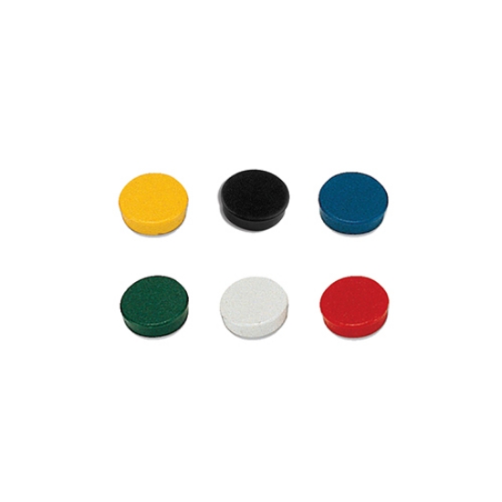 Imagem de PACK 10 BOTÕES MAGNÉTICOS REDONDOS 10MM CORES SORTIDAS