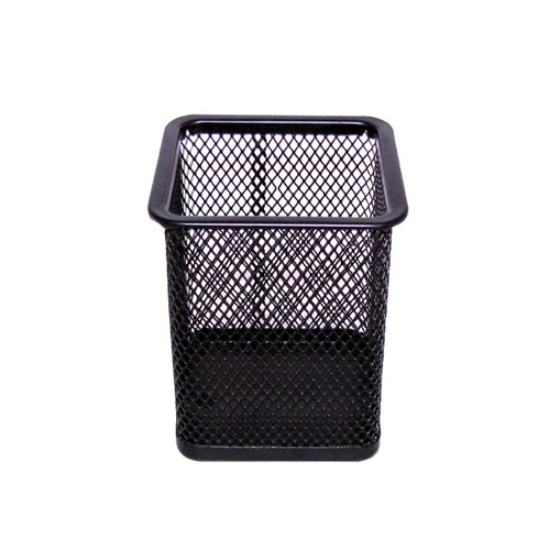 Picture of PORTA-LÁPIS SECRETÁRIA REDE METAL PRETO FEGOL 230-3 QUADRADO