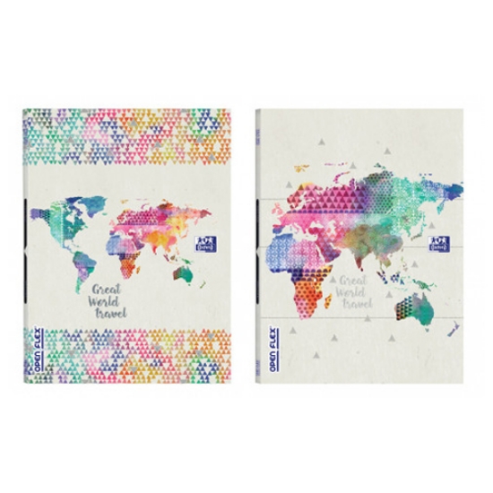 Picture of CADERNO AGRAFADO A4 48FOLHAS OXFORD OPENFLEX TRAVEL PAUTADO 400136432