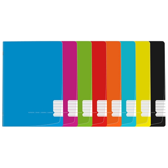 Picture of CADERNO AGRAFADO CAPA PP A5 48FOLHAS PAJORY FLEX PAUTADO