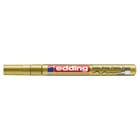 Imagem de MARC. PERM. EDDING 780 OURO 53 (PONTA FINA 0.8MM)
