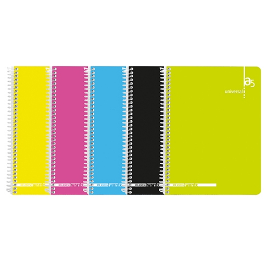 Picture of CADERNO ESPIRAL A5 80FOLHAS PAJORY COLORS PAUTADO (53V)