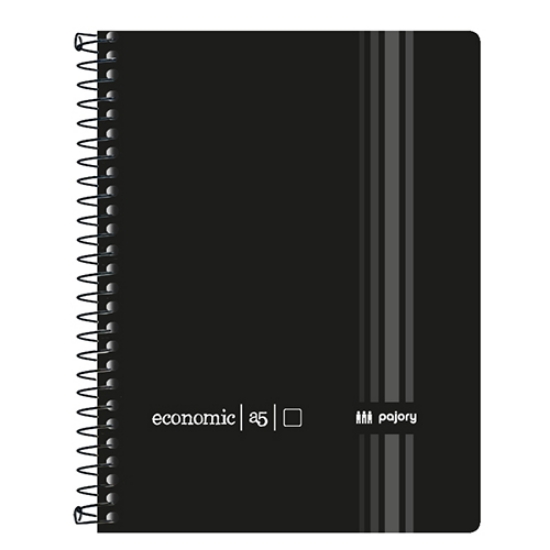Picture of CADERNO ESPIRAL A5 80FOLHAS PAJORY ECONOMIC LISO (53V)