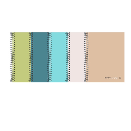 Picture of CADERNO ESPIRAL CAPA DURA A5 120FOLHAS PAJORY NEO:STYLE PASTEL PAUTADO