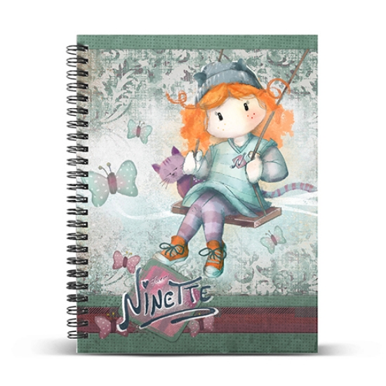 Imagem de CADERNO ESPIRAL CAPA DURA A5 FOREVER NINETTE PAUTADO 39450