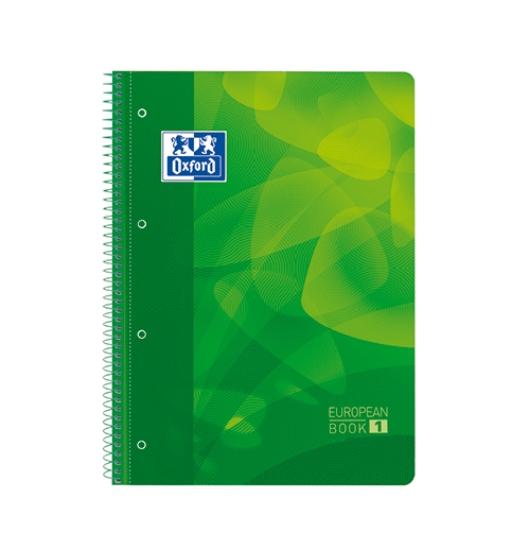Picture of CADERNO ESPIRAL CAPA PP A4 80FOLHAS OXFORD PAUTADO VERDE 400118281
