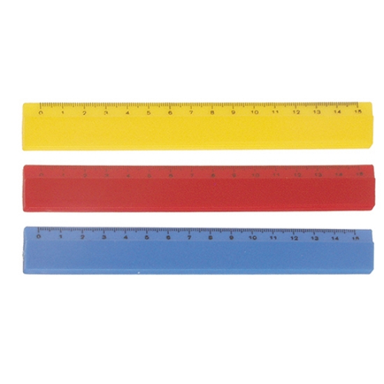 Imagem de RÉGUA PLÁSTICO 15CM PAJORY OPACA CORES SORTIDAS