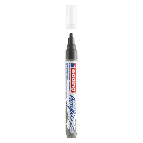 Imagem de MARCADOR EDDING ACRYLIC M 5100 CINZA ANTRACITE 926