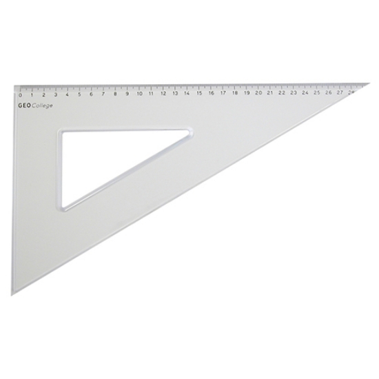 Imagem de ESQUADRO 60º/35CM ARISTO GEOCOLLEGE E-31CM TRANSPARENTE (AR23630)