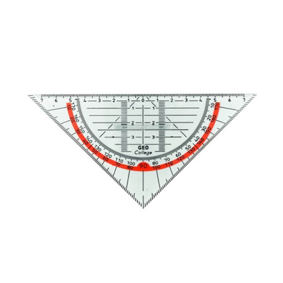 Imagem de ESQUADRO GEOMÉTRICO 16CM ARISTO COM PEGA (AR23003)