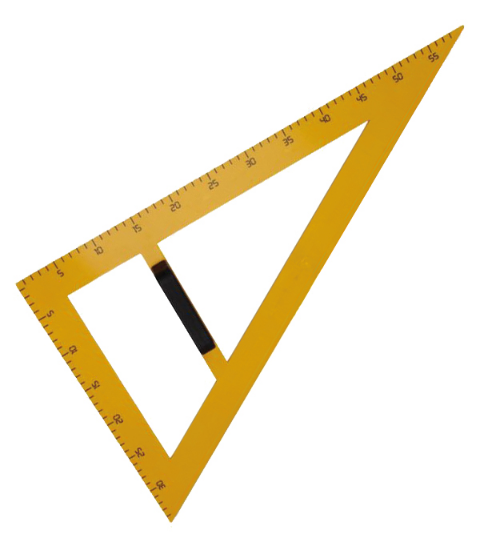 Picture of ESQUADRO PARA QUADRO 60º KLIMAS BRANCO HIP.=56CM (KL012)