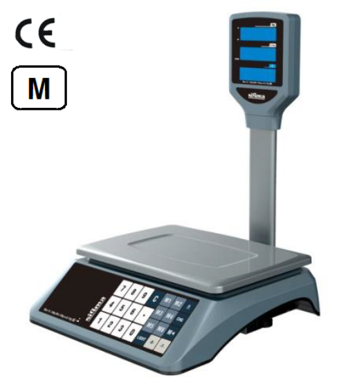 Imagem de Balança Peso - Preço - Importe Sigma BPS Coluna até 30Kg