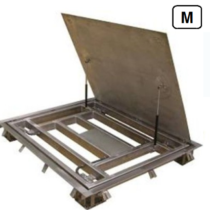 Imagem de PLATAFORMA 4 CÉLULAS PARA INSTALAÇÃO EM FOSSA – TAMPO BASCULANTE - MODELO PPE